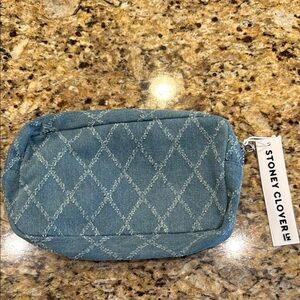 NWT SCL small denim pouch